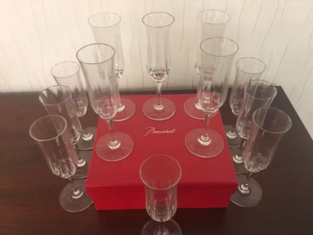 57 Flûtes à Champagne Capri Cristal Baccarat (Prix à la pièce)