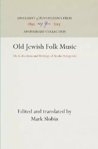 Mark Slobin Old Jewish Folk Music (Relié) Anniversary Collection