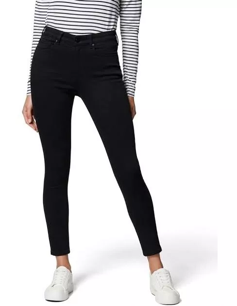 FOREVER NEW Sara Mid Rise 7/8 Black Skinny Jeans, Size 4 Or XXS, NEW RRP $90