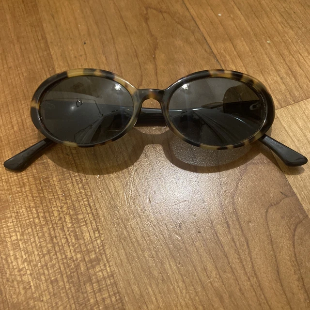 Vintage 90s/Early Y2K DKNY Women's Tortoiseshell Cat-Eye Small Sunglasses