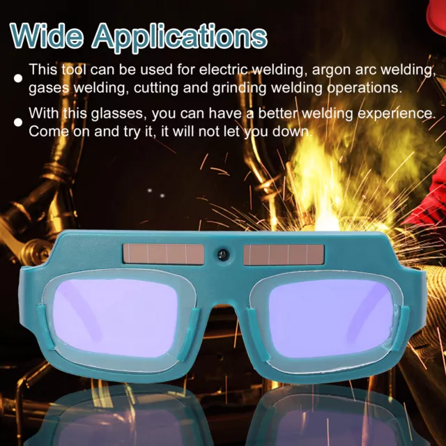 Solar Energy Auto Darkening Welding Glasses Argon Arc Welding Electric W9K9 3