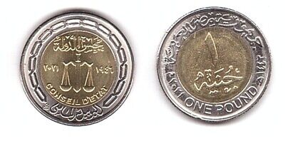 Egypt - 1 Pound 2022 UNC 75th anniversary of the State Council Lemberg-Zp