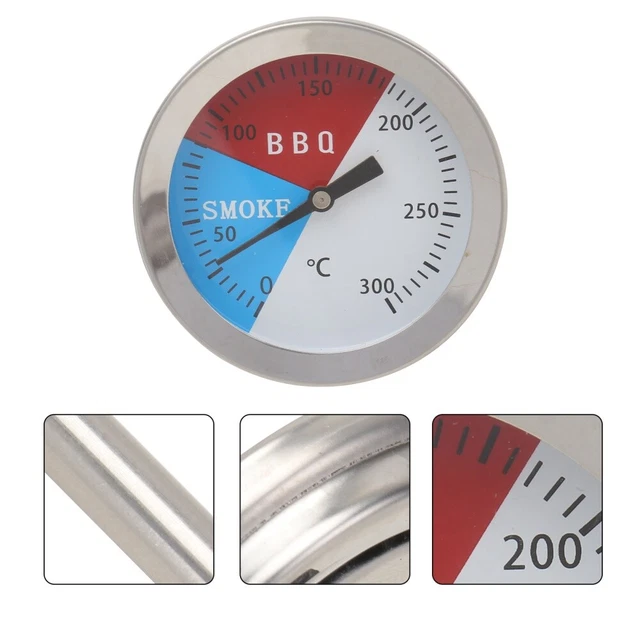 Indicador de temperatura de barbacoa de acero inoxidable sonda dulce