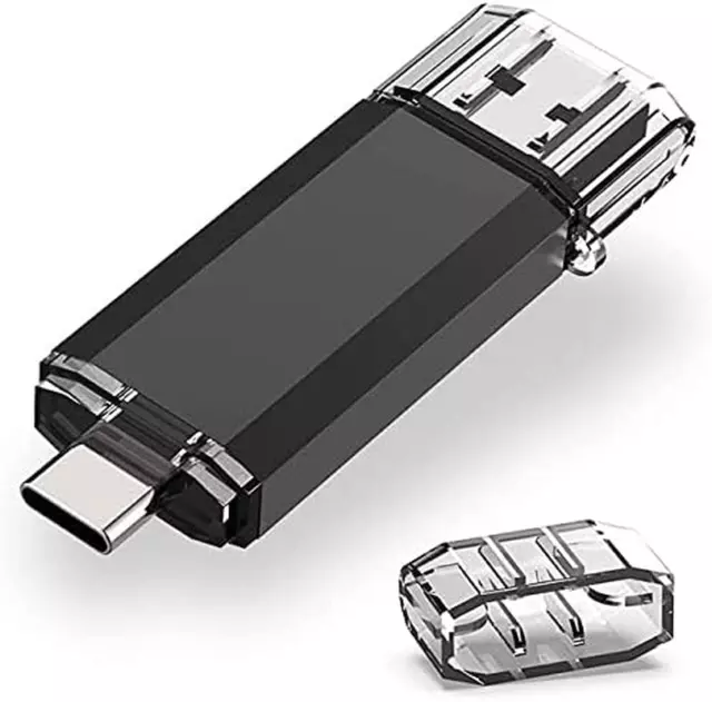 Clé USB C 128Go Dual,  Clef USB 3.0 Et Type C 128 Go OTG Flash Drive Pour Macboo