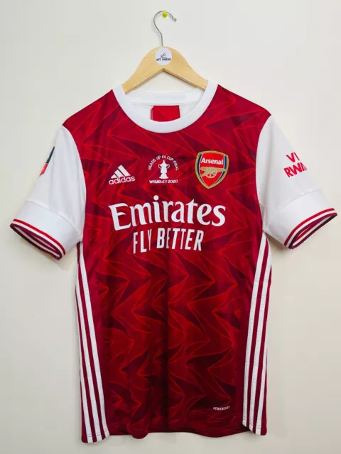 Arsenal 20/21 Fa Cup Final Shirt #14 Always #Size: S #Fan Version #Embroidery 2