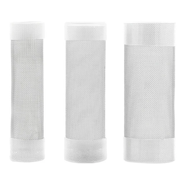 Mesh Inflow Aquarium Filter Guard Intake Cover for Shrimp Fish Stainless Steel