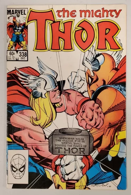 Thor #338 (Marvel 1983) *2Nd App Of Beta Ray Bill* Fn+/Vf-