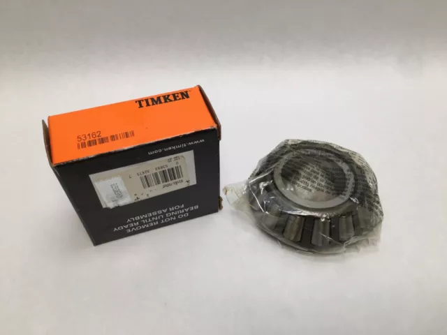 TIMKEN 53162 Tapered Roller Bearing Cone ZL02 USA