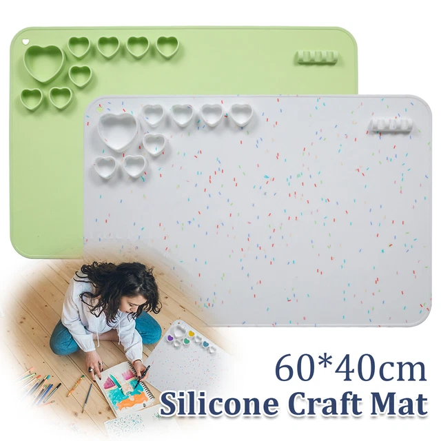 Silikonmalereimatte mit Lackschlitz Wasserschlitzstifthalter 23,6 × 15,7 YopoU