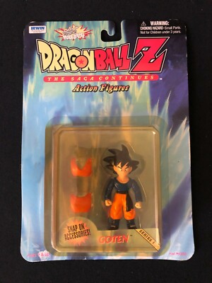 1999 Irwin Dragon Ball Z Series 3 Goten Action Figure with Snap-on Accessories