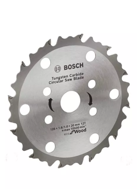 Bosch  125 mm Circular Wood Blade 12T 2 fit Makita/Stanley/GMC stone Tile cutter