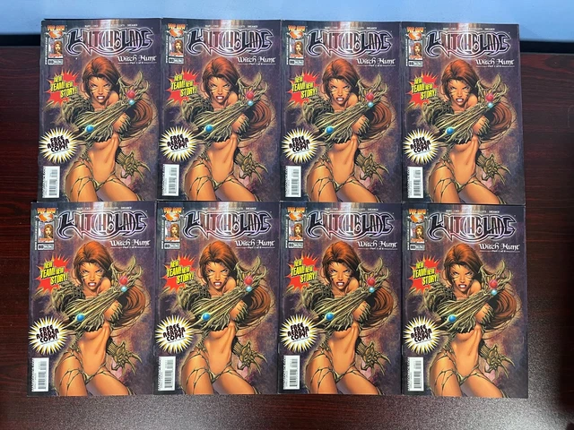 Witchblade # 80  (Image,Top Cow,2004,Free Copy Variant) Lot Of  8 Copies