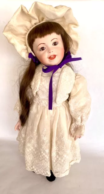 Reproduction Antique French SFBJ 236 Paris 11  Doll Porcelain Head