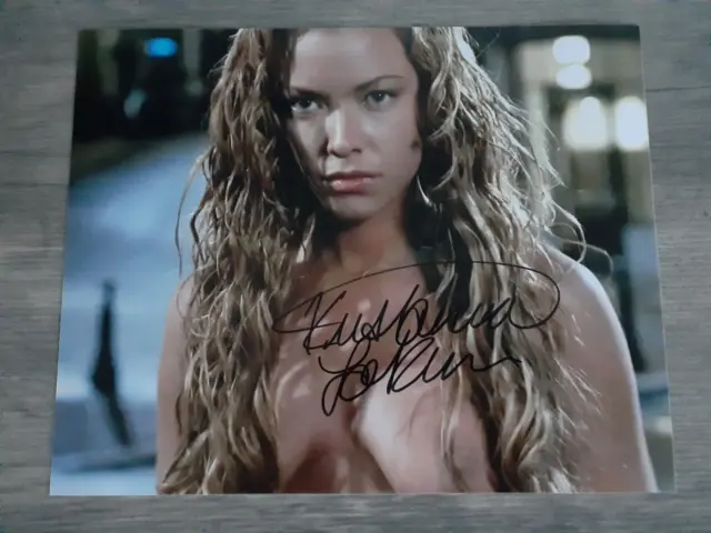 Authentic Kristanna Loken Terminator Signed Autographed 10 X 8 Photo Coa Real