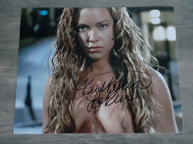Authentic Kristanna Loken Terminator Signed Autographed 10 X 8 Photo Coa Real