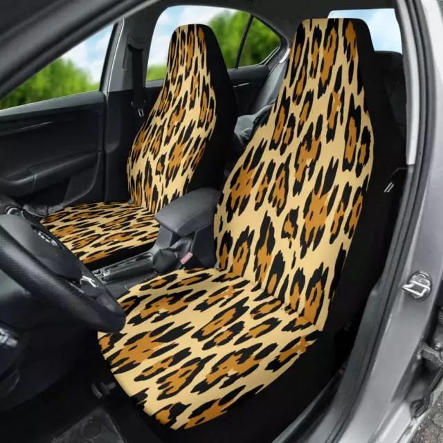 Tiger Leopard Skin Car Seat Covers, Free Shipping, Personalized, Customizable,