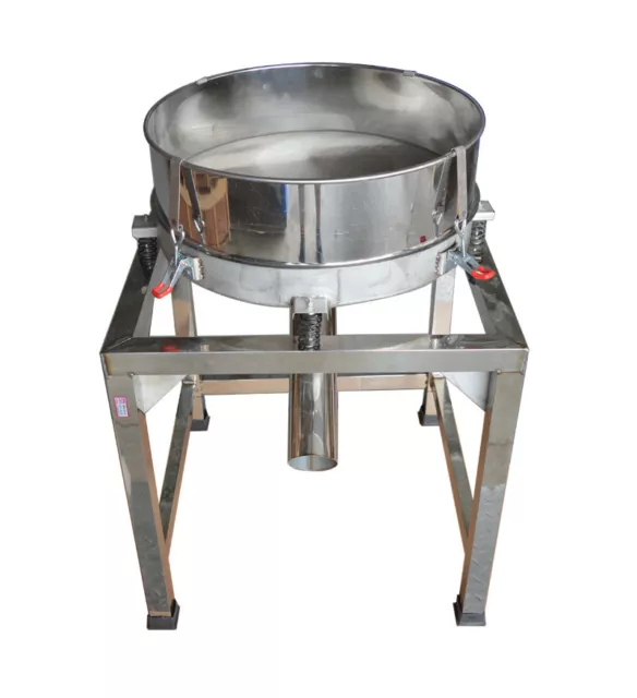 New! Vibrating Sieve Machine Shaker for Powder Screening w/ 2pcs Screen Mesh