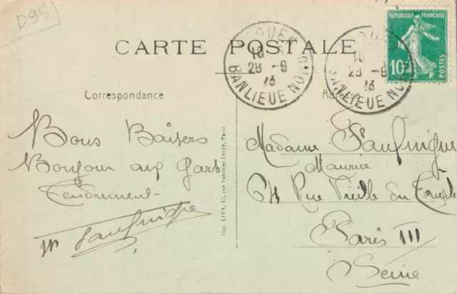 Cpa/Dep 95/Ecouen Alée Du Château 2