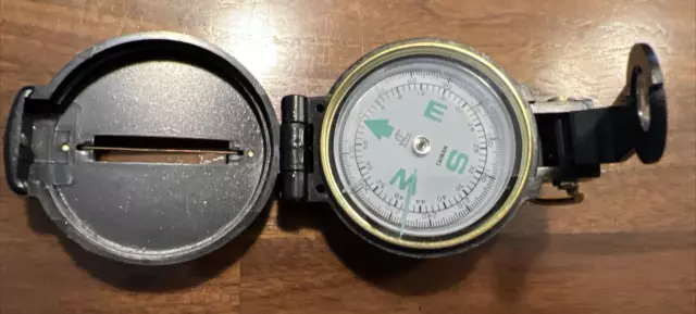 Vintage Engineer Lensatic Directional Compass 2" Made in Taiwan