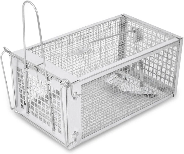 Live Humane Cage Trap Squirrel Chipmunk Rat Mice Rodent Animal Catcher Large