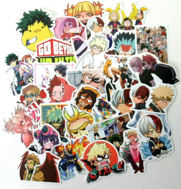 100pc Type A My Hero Academia MHA Laptop PS4 PC XBOX Character Stickers Pack