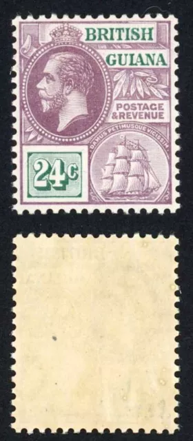 British Guiana SG266 48c Wmk Mult CA Fine M/M Cat 23 pounds