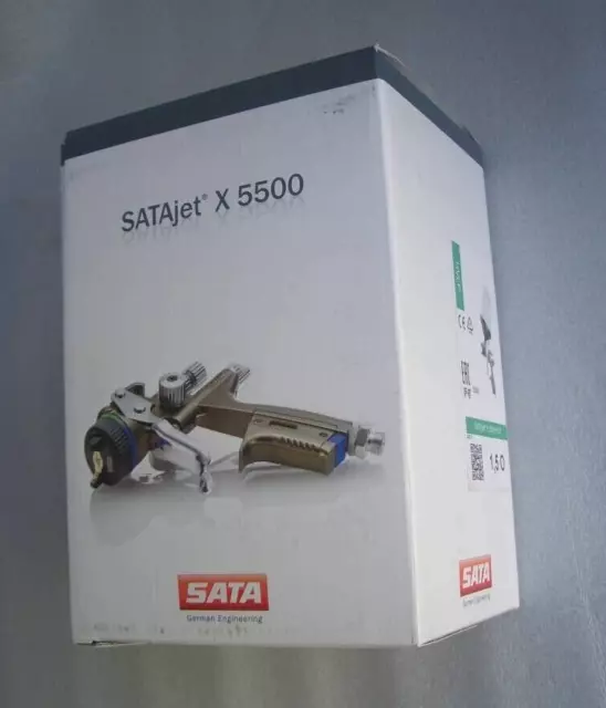 NEW SATA jet X 5500 HVLP 1.5 O-NOZZLE SPRAY GUN NON DIGITAL