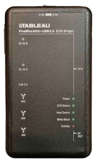 Tableau Firewire 800+Usb 2.0 Sata Bridge T3U Data Transfer Solution