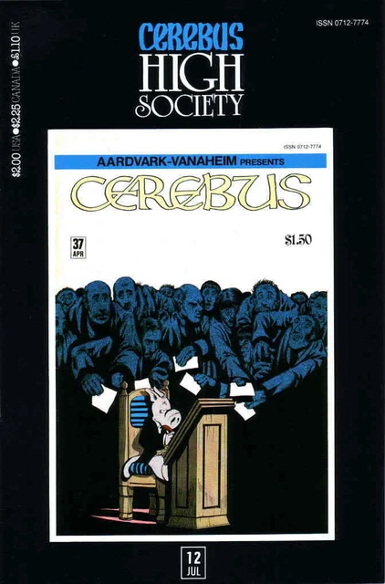 Cerebus High Society #12 VF; Aardvark-Vanaheim | 37 Dave Sim - we combine shippi