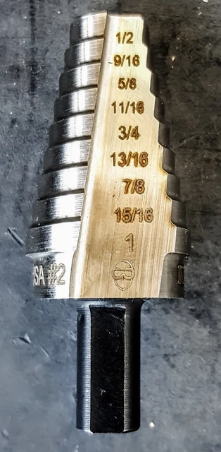 Klein Unibit 1/2"-1"  8-Step Hole Enlarging Bit Made in USA 10220 #20