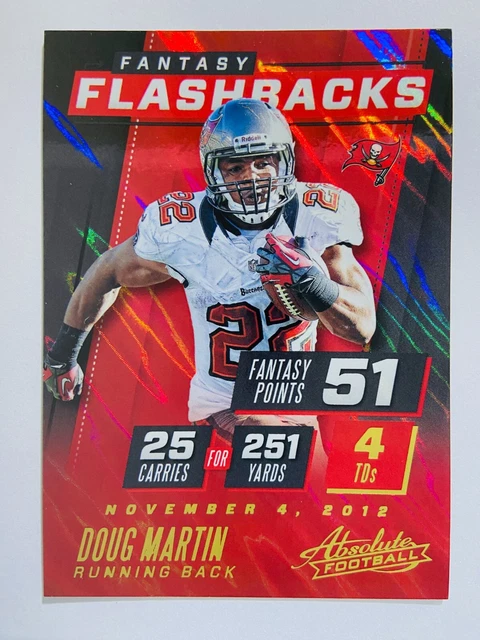 Doug Martin - Tampa Bay Buccaneers 2017 Panini Absolute Fantasy Flashbacks #4