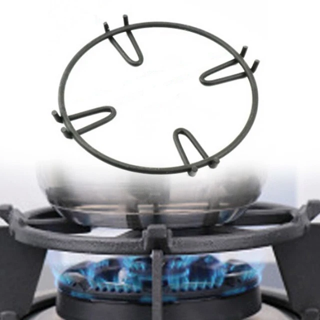 Wok Poêle Support Étagère Gaz Table de Cuisson Cuisinière 4-claw Fonte