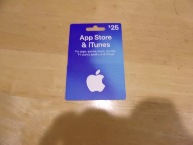 Apple iTunes Gift Card NO VALUE Rechargable $15-$500 (IL/RT6-S36