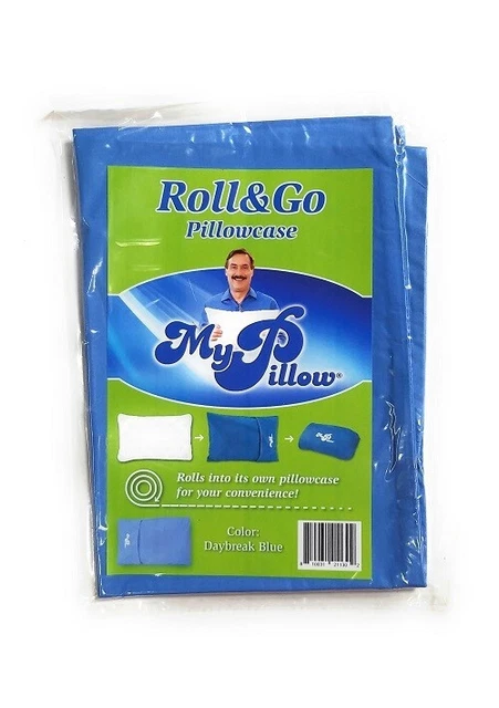 MyPillow Roll&Go Pillowcase For GoAnywhere Pillow - Daybreak Blue 13.75"x18.25" 2