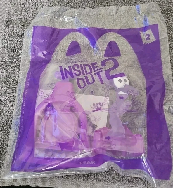 NEW MCDONALD'S HAPPY Meal Toy 2024, Disney Pixar, Inside Out 2, 2 Fear