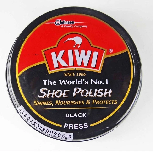 KIWI BLACK  Shoe Polish Wax Rich Shine, Protect & Nourishes+Free Shipping