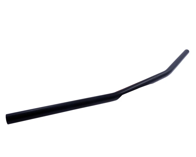 Guidon Moto Chopper Fehling CrackBar 850mm, 1 pouce, avec encoche, noir