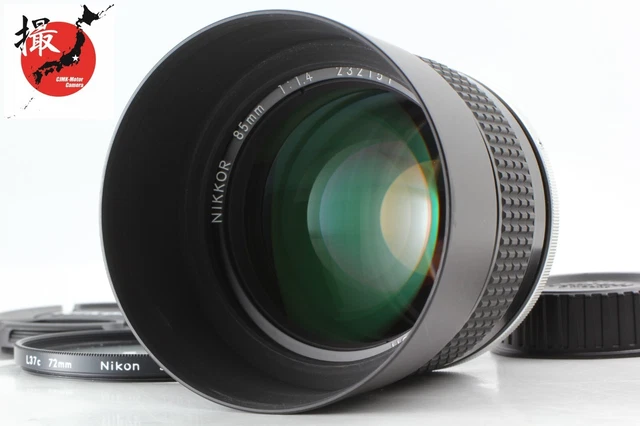 Tested 【MINT w/ Hood】 Nikon Ai-s Nikkor 85mm f/1.4 Portrait MF Lens From Japan