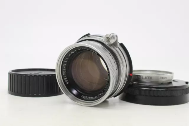【 EXC+++++ 】LEICA Summicron 5cm 50mm F2 Collapsible M Mount MF Lens From JAPAN