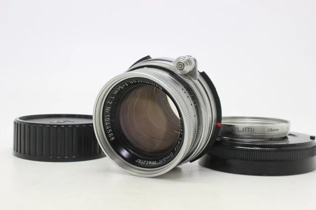 Objectif Leica Leitz Elmar 50mm F/3.5 Monture M39 (vintage, Avec Champignon)