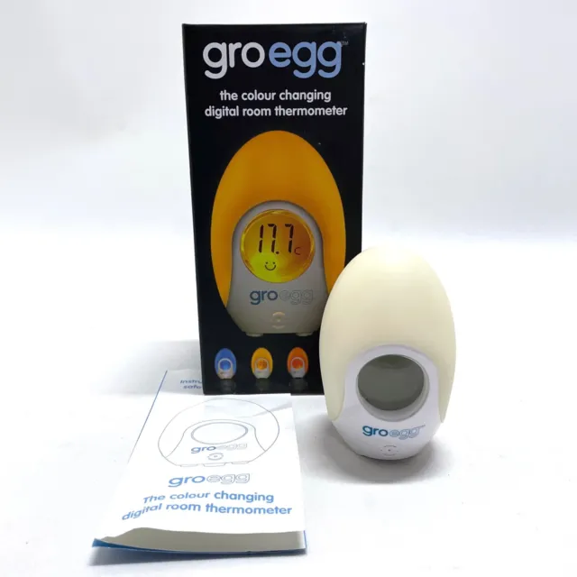 Gro Egg Colour Changing Thermometer / Nightlight for Baby / Kids - FREE POSTAGE