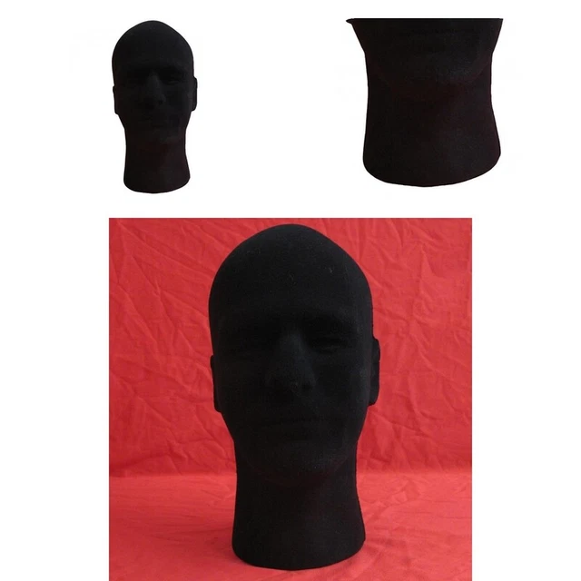 Cabeza de maniquí Peluca Soporte de exhibición Espuma inofensiva Cabeza de maniquí Cabeza de maniquí