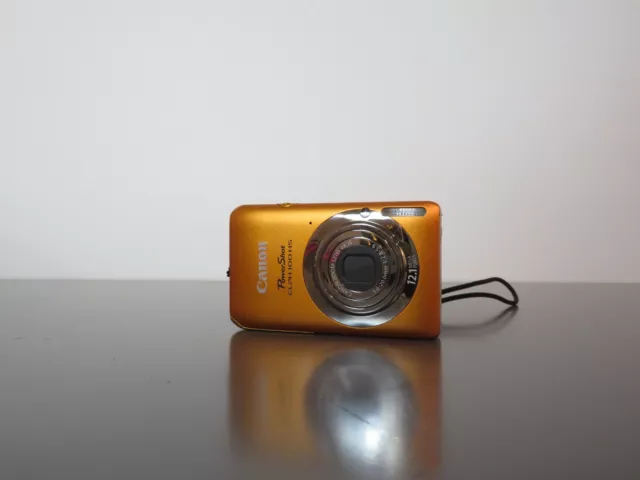 Canon PowerShot ELPH 100 HS 12.1MP 4x Digital Camera Orange y2k