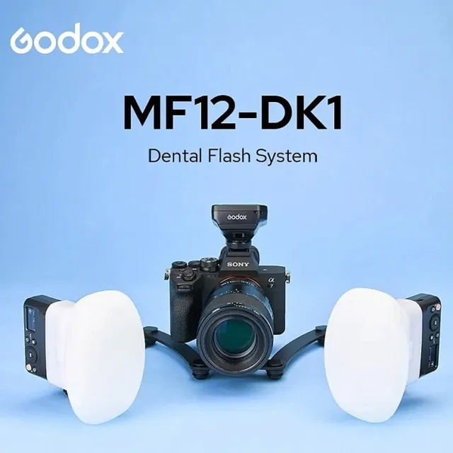 Godox MF12-DK1 Dental Flash System Dual-Flash Led Ring Lights Camera Speedlite