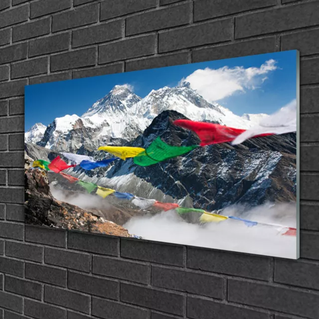 Acrylglasbilder 100x50 Wandbild Druck Gebirge Landschaft