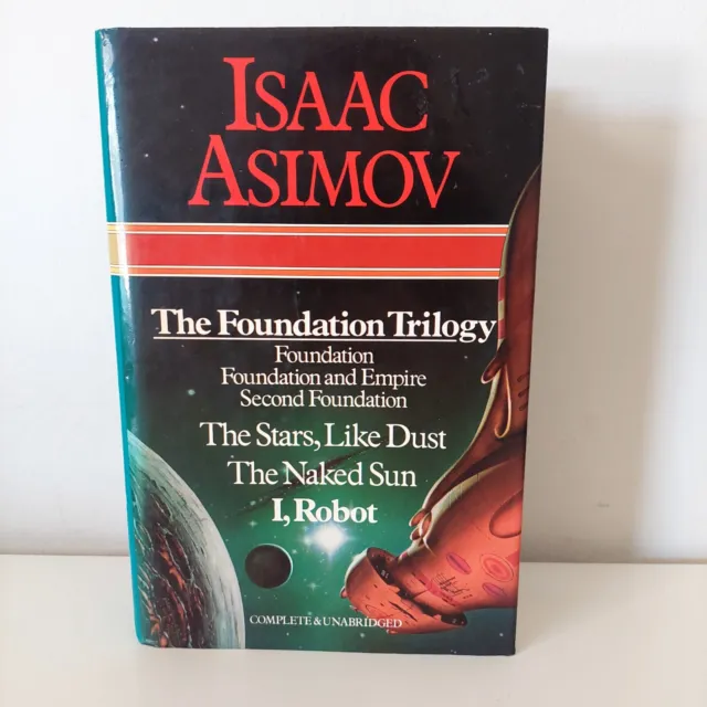 Isaac Asimov The Foundation Trilogy Omnibus HC Vtg Sci Fi Heinemann Octopus