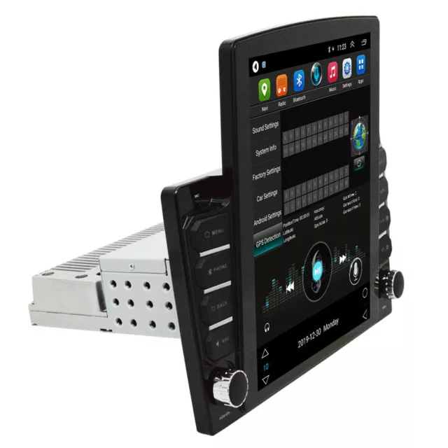 Single DIN 10.1in Touch Screen Car FM Stereo Radio 1+16G GPS WiFi + Rear Camera