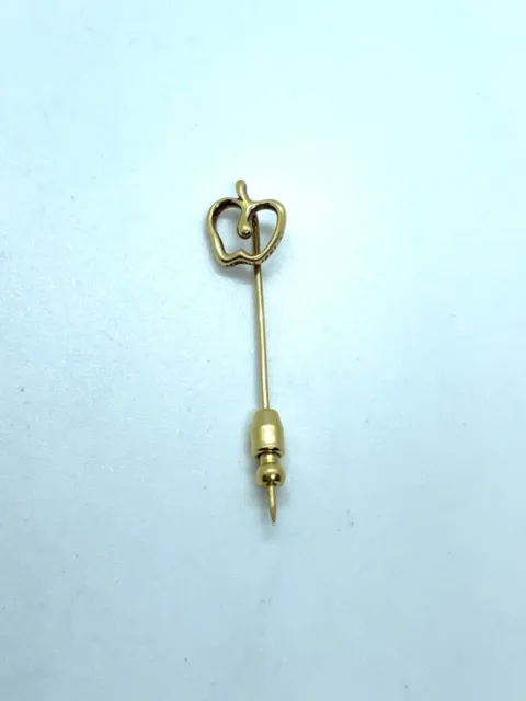 Tiffany & Co ELSA PERETTI 18k Yellow Gold APPLE Stick Pin