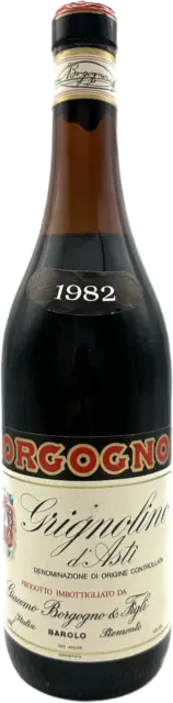 Vintage Vin Grignolino D'Asti 1982 Giacomo Borgogno 75cl 12%