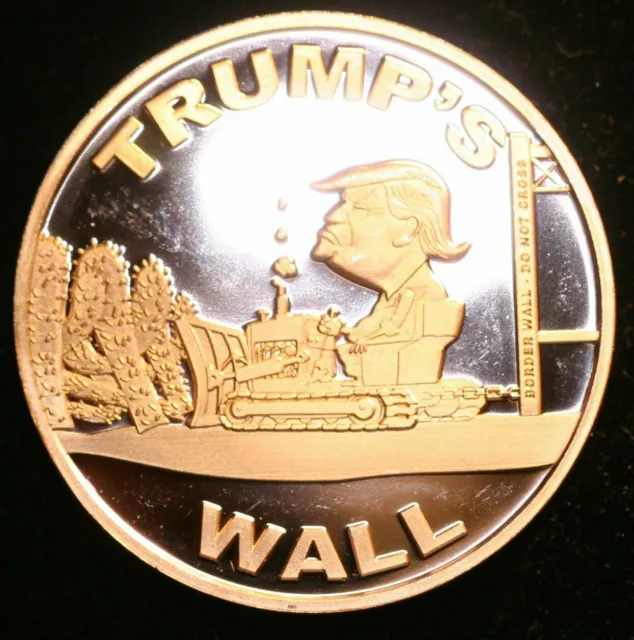 1 oz Copper Round - Trump's Wall